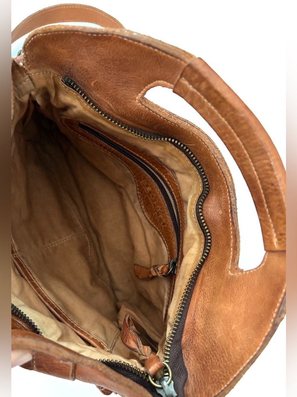 Bed Stu BEDISTU Bag Greenway Crossbody Handbag in Tan Rustic - Picture 13 of 16